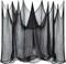 Halloween Black Creepy Cloth 85In X 100Ft Giant Halloween Cloth Home Deco Spooky Scary Gauze Cloth for Halloween Party Supplies Haunted Houses Outdoor Yard Wall Doorways Decoration
